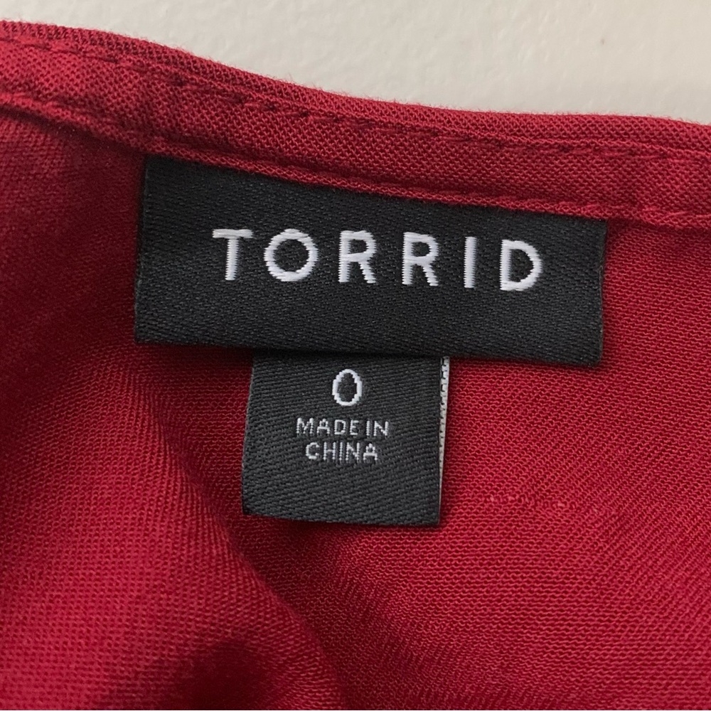Torrid Maroon Cami - Picture 3 of 6